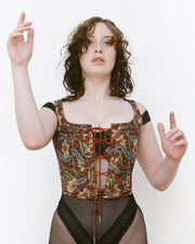 Classic Corset in Sunflower Tapestry