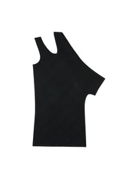 One Shoulder Cut-Out Top in Black